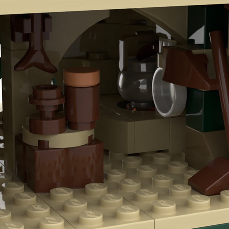Goat Bricks Star Movie Yoda’s Hut MOD Building Blocks Model