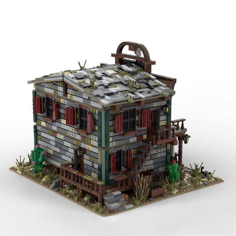 Goat Bricks The saloon Building Blocks Model