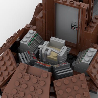 Goat Bricks Star Movie Jabba's Sail Barge Building Blocks Model