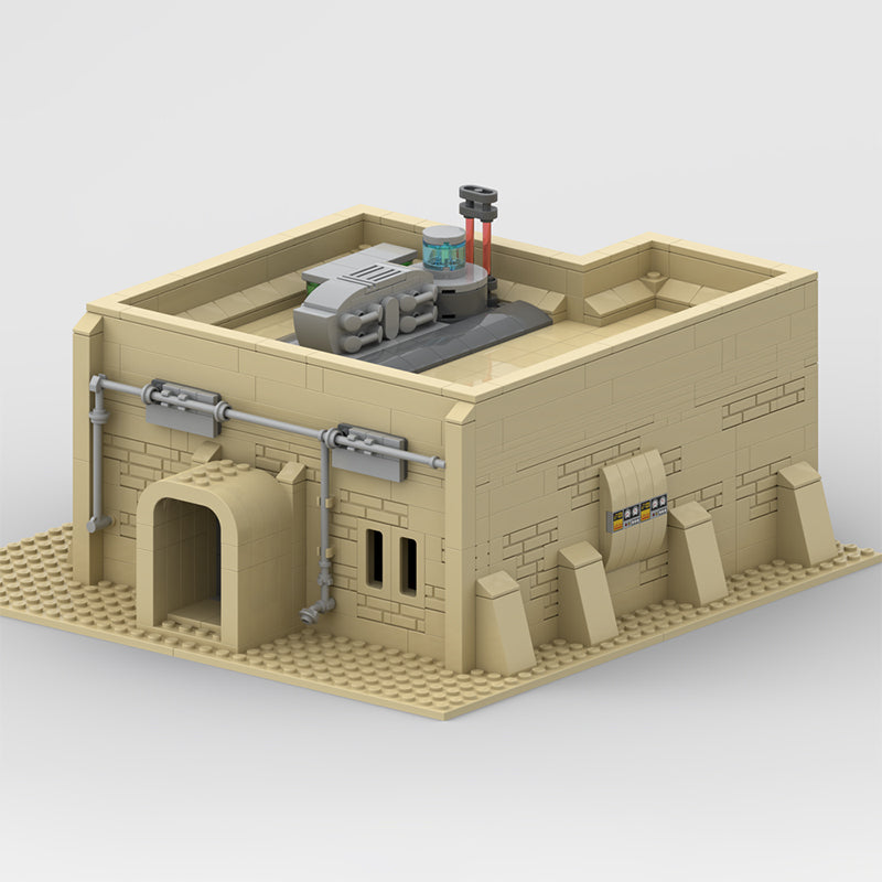 Goat Bricks Star Movie Scenario of Tatooine - Market Part02 Building Blocks Model