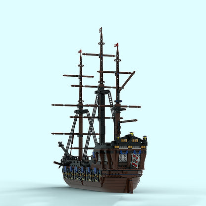 Goat Bricks Imperial Flagship ~ REMASTERED Building Blocks Model