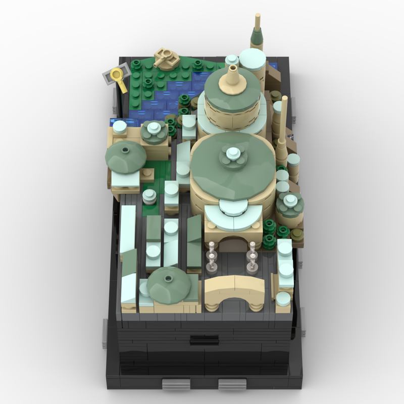 Goat Bricks Star Movie Theed (Architecture Collection) Building Blocks Model