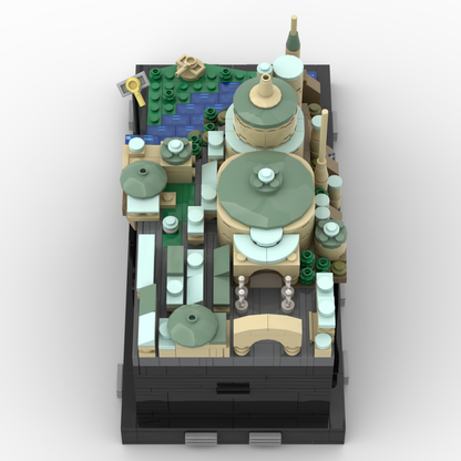 Goat Bricks Star Movie Theed (Architecture Collection) Building Blocks Model