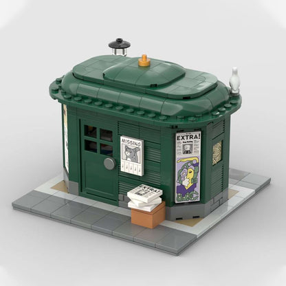 Goat Bricks Kiosk corner Building Blocks Model