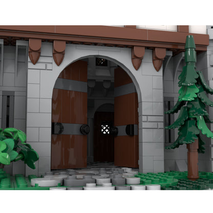 Goat Bricks Green Dragon Knights' Castle Building Blocks Model