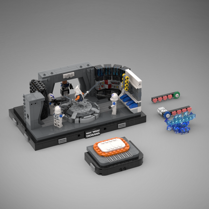 Goat Bricks Star Movie SW III: TCW - Hub Building Blocks Model