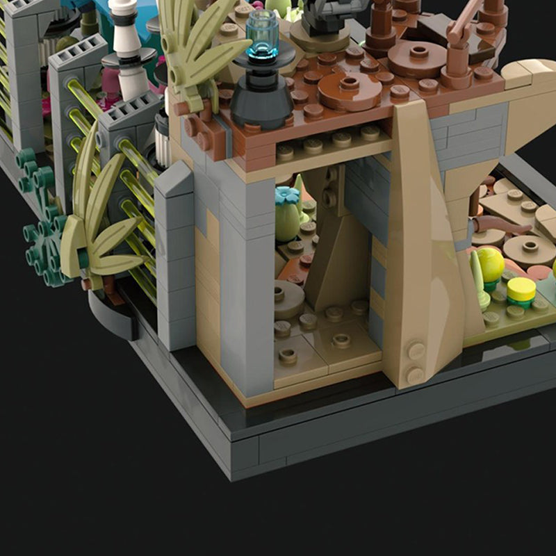 Goat Bricks Star Movie Felucia Diorama - Order 66 Building Blocks Model