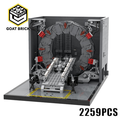 Goat Bricks Stargate SG-1 Gateroom Building Blocks Model
