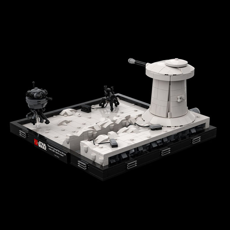 Goat Bricks Star Movie Battle of Hoth Diorama Building Blocks Model