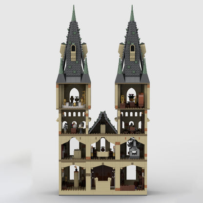 Goat Bricks Magical Movie Bell Tower Building Blocks Model