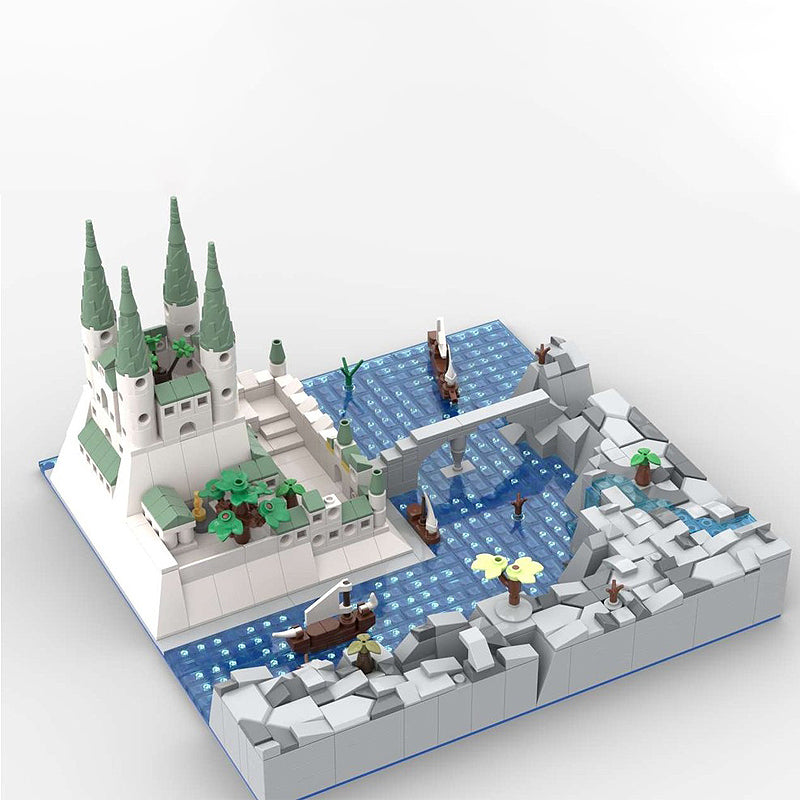 Goat Bricks The white citadel Building Blocks Model