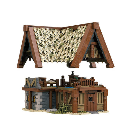 Goat Bricks Skyrim Whiterun Breezehome house Building Blocks Model