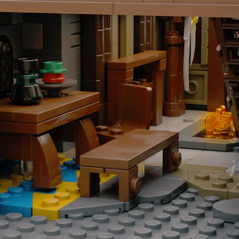 Goat Bricks Skyrim Whiterun Breezehome house Building Blocks Model