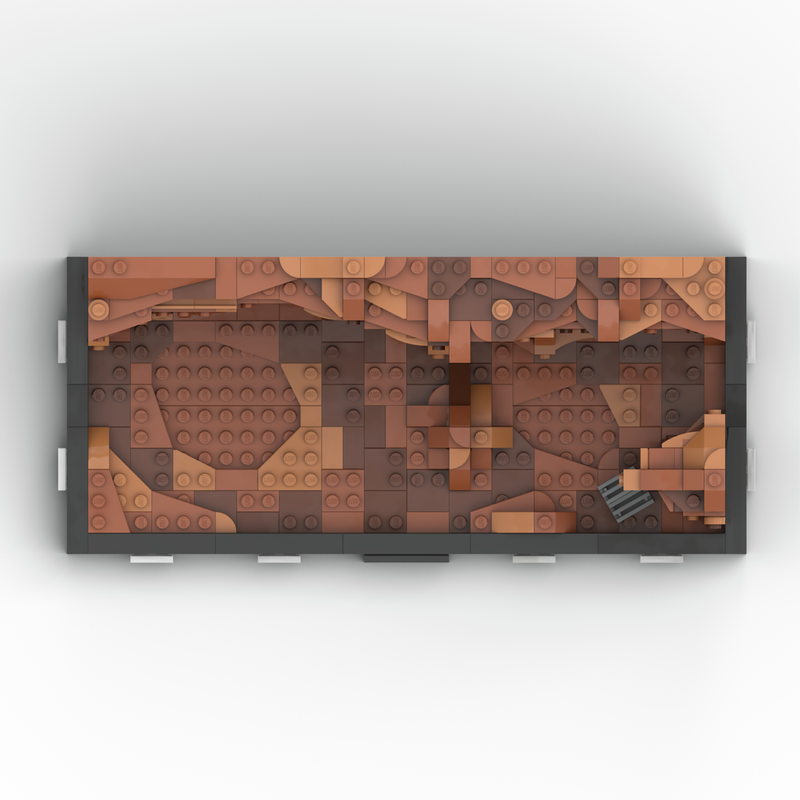 Goat Bricks Star Movie First Battle of Geonosis Diorama Building Blocks Model