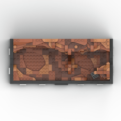 Goat Bricks Star Movie First Battle of Geonosis Diorama Building Blocks Model