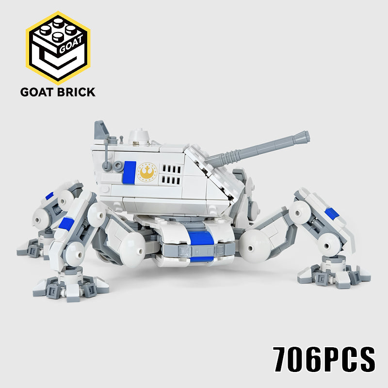 Goat Bricks Star Movie AT-AD - All Terrain Aerial Defense Building Blocks Model