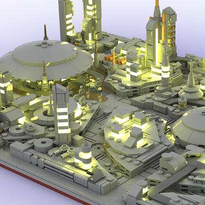 Goat Bricks Coruscant Diorama Building Blocks Model