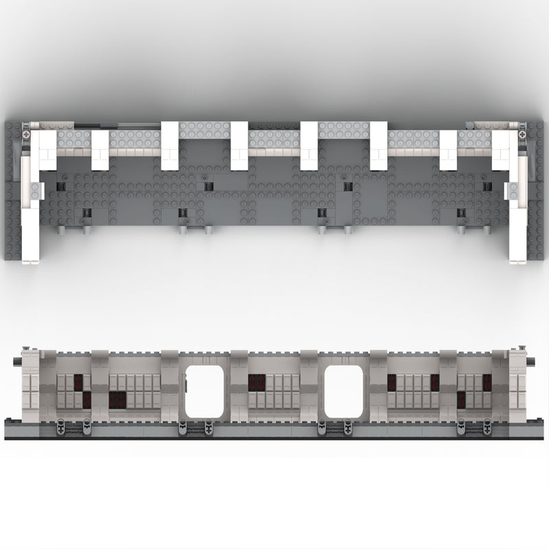 Goat Bricks Star Movie Tantive IV Hallway Expansion Building Blocks Model