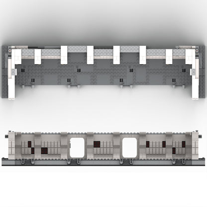 Goat Bricks Star Movie Tantive IV Hallway Expansion Building Blocks Model