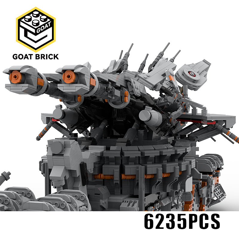 Goat Bricks Alteisen MK.VI (Particle cannon trailer) Building Blocks Model