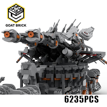 Goat Bricks Alteisen MK.VI (Particle cannon trailer) Building Blocks Model