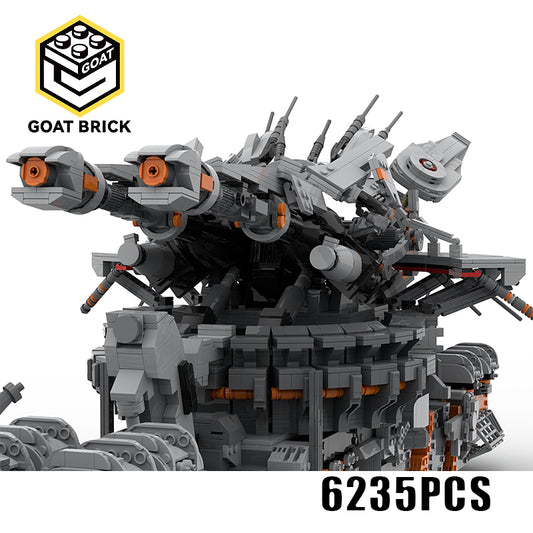 Goat Bricks Alteisen MK.VI (Particle cannon trailer) Building Blocks Model