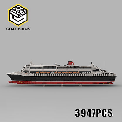 Goat Bricks RMS Queen Mary 2 Building Blocks Model