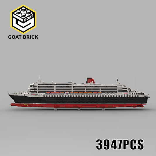 Goat Bricks RMS Queen Mary 2 Building Blocks Model