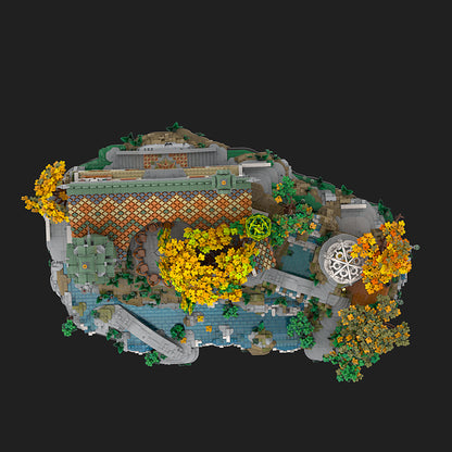 Goat Bricks Rivendell Display Base Building Blocks Model