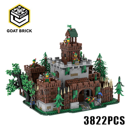 Goat Bricks Forestmen's castle Building Blocks Model