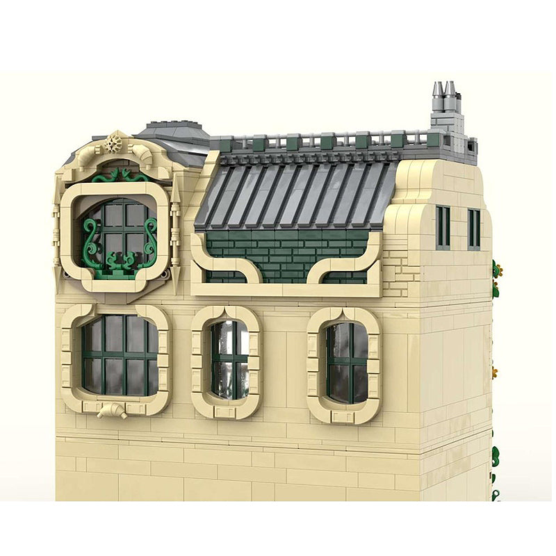 Goat Bricks City Modular #11 - The Verdant Atelier Building Blocks Model