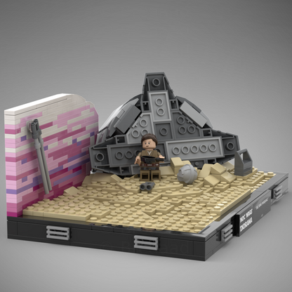 Goat Bricks Star Movie The Scavenger Building Blocks Model