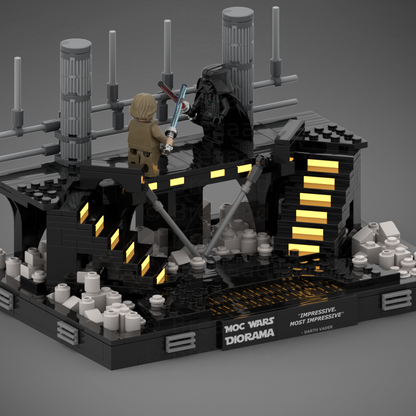 Goat Bricks Star Movie Carbonite Freezing Chamber Duel Building Blocks Model