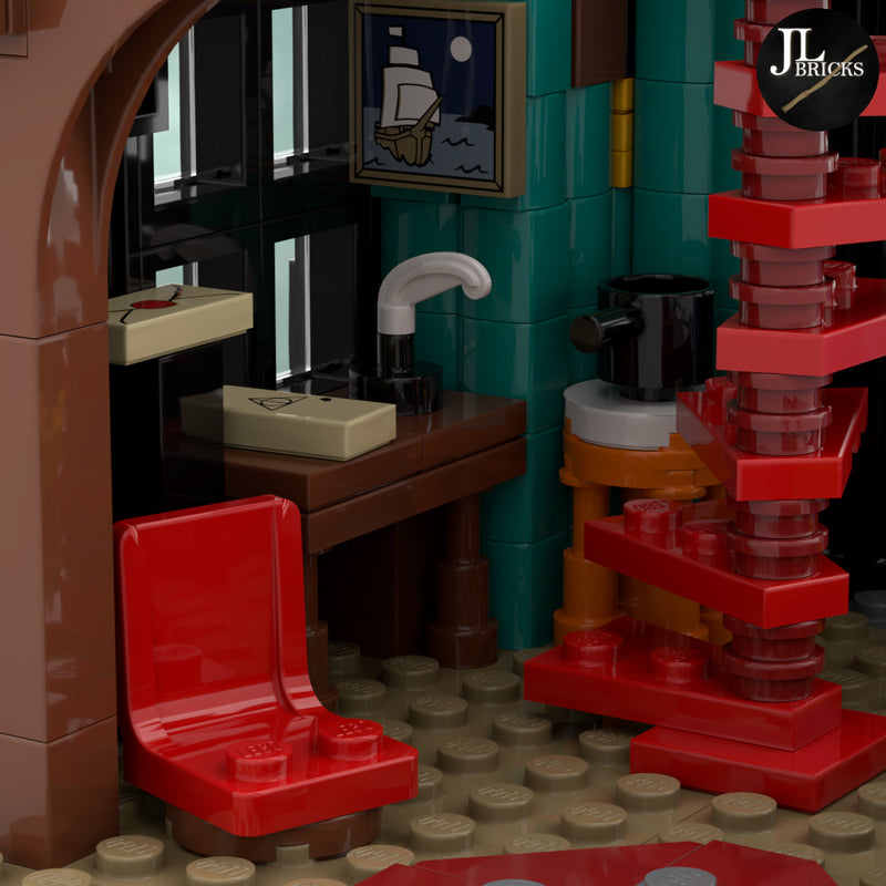 Goat Bricks Magical Movie Lovegood House Building Blocks Model