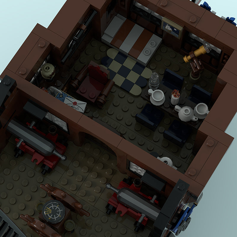 Goat Bricks Imperial Flagship ~ REMASTERED Building Blocks Model