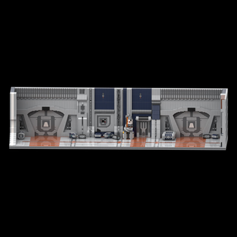 Goat Bricks Star Movie KUS Hangar Building Blocks Model