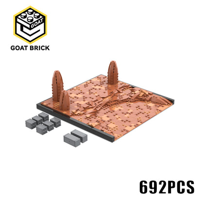 Goat Bricks Star Movie Geonosis Building Blocks Model