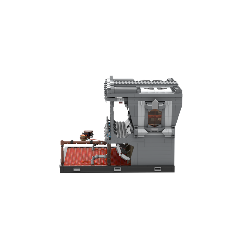 Goat Bricks Star Movie Separatist War Room on Mustafar Building Blocks Model