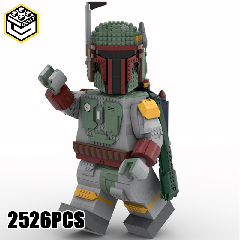 Goat Bricks Star Movie Boba Fett Mega Figure Model II