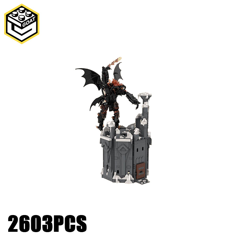Goat Bricks Durin's Tower Building Blocks Model