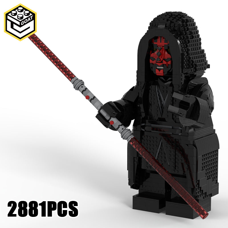 Goat Bricks Star Movie Darth Maul Mega Figure Model