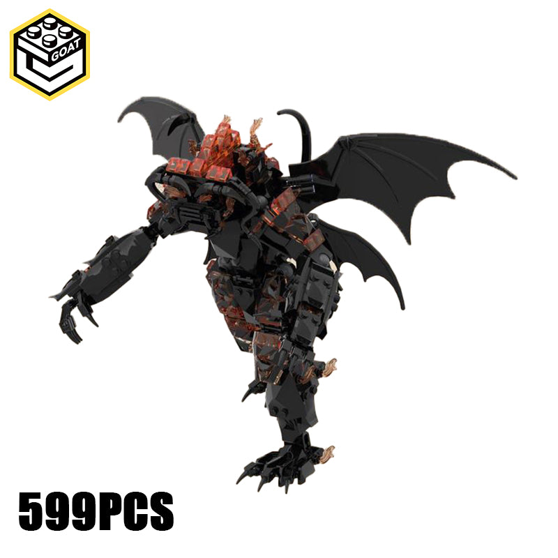 Goat Bricks Balrog of Morgoth Building Blocks Model