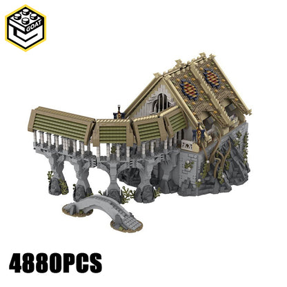Goat Bricks UCS Rivendell - Elrond's House Building Blocks Model