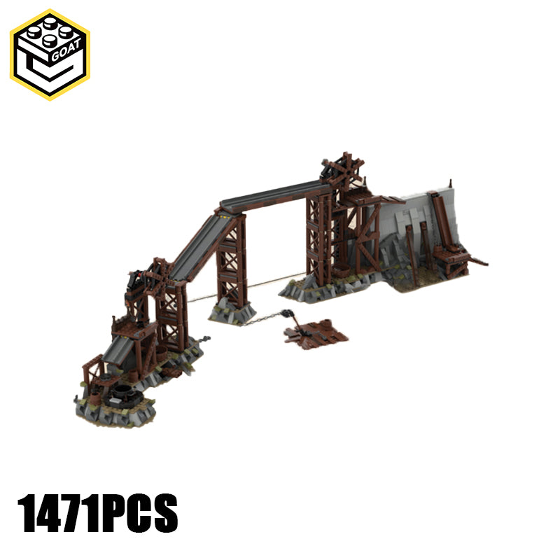 Goat Bricks Orc Forge of Isengard Building Blocks Model