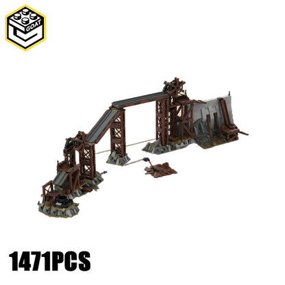 Goat Bricks Orc Forge of Isengard Building Blocks Model