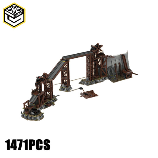 Goat Bricks Orc Forge of Isengard Building Blocks Model