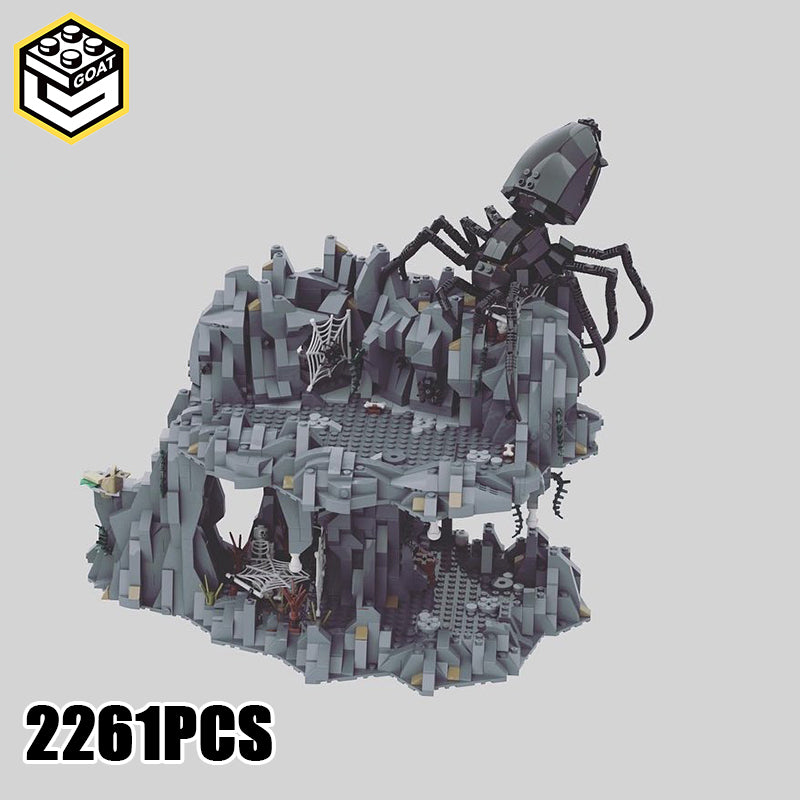 Goat Bricks Shelob's Lair Building Blocks Model