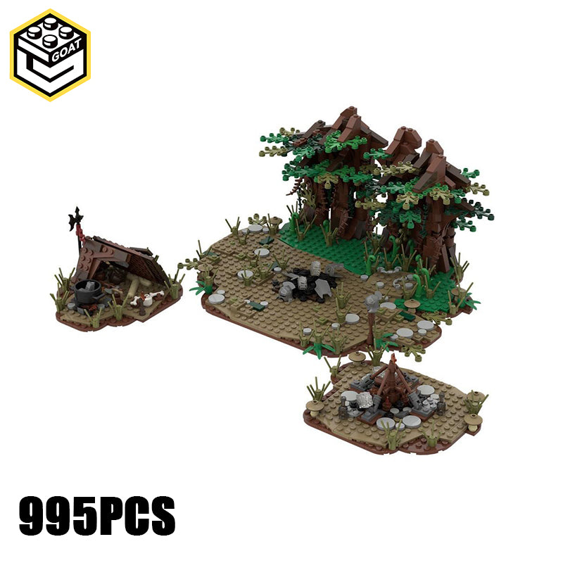 Goat Bricks Near Fangorn Building Blocks Model