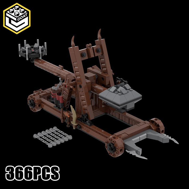 Goat Bricks Mordor Catapult Building Blocks Model