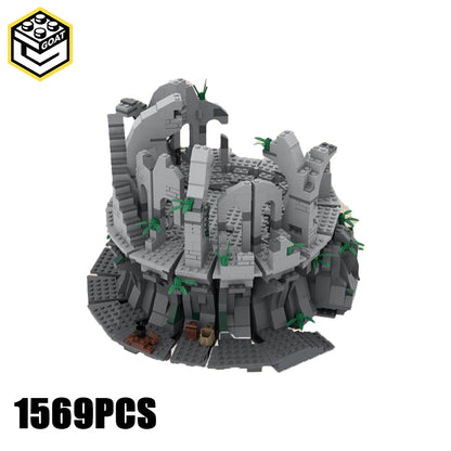Goat Bricks Weathertop - Amon Sul Building Blocks Model